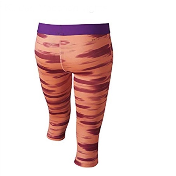 Nike Pro All Over Print 3/4 Capri Junior - Picture 2 of 7